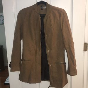 Brown tailor polyester/wool jacket